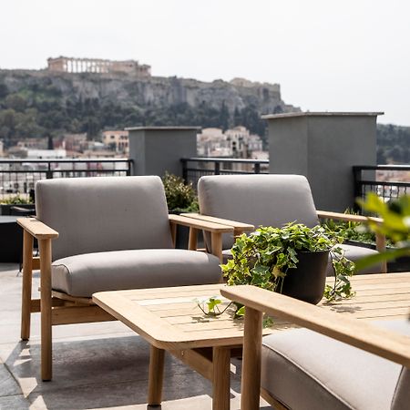 Perianth Hotel Athen Eksteriør billede The view from the rooftop